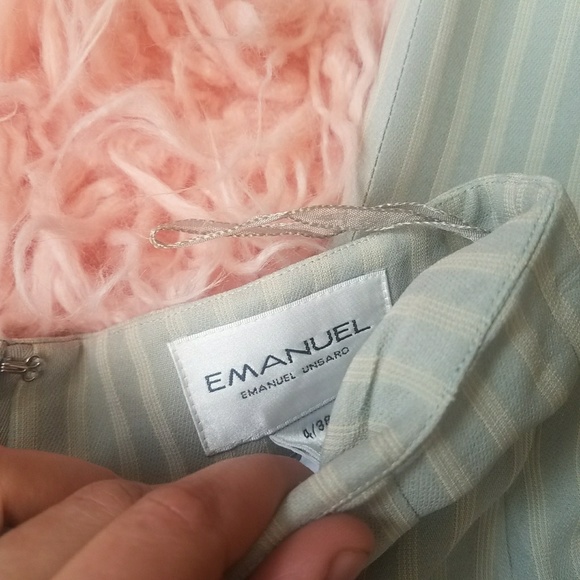 High waisted Emanuel Ungaro pinstripe trouser - Picture 7 of 8